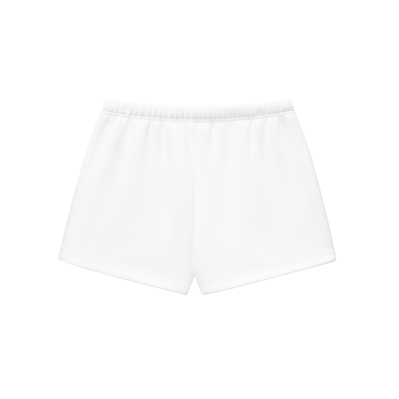 Essential Fleece Drawstring Sweatshorts White