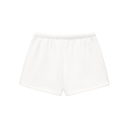 Essential Fleece Drawstring Sweatshorts White