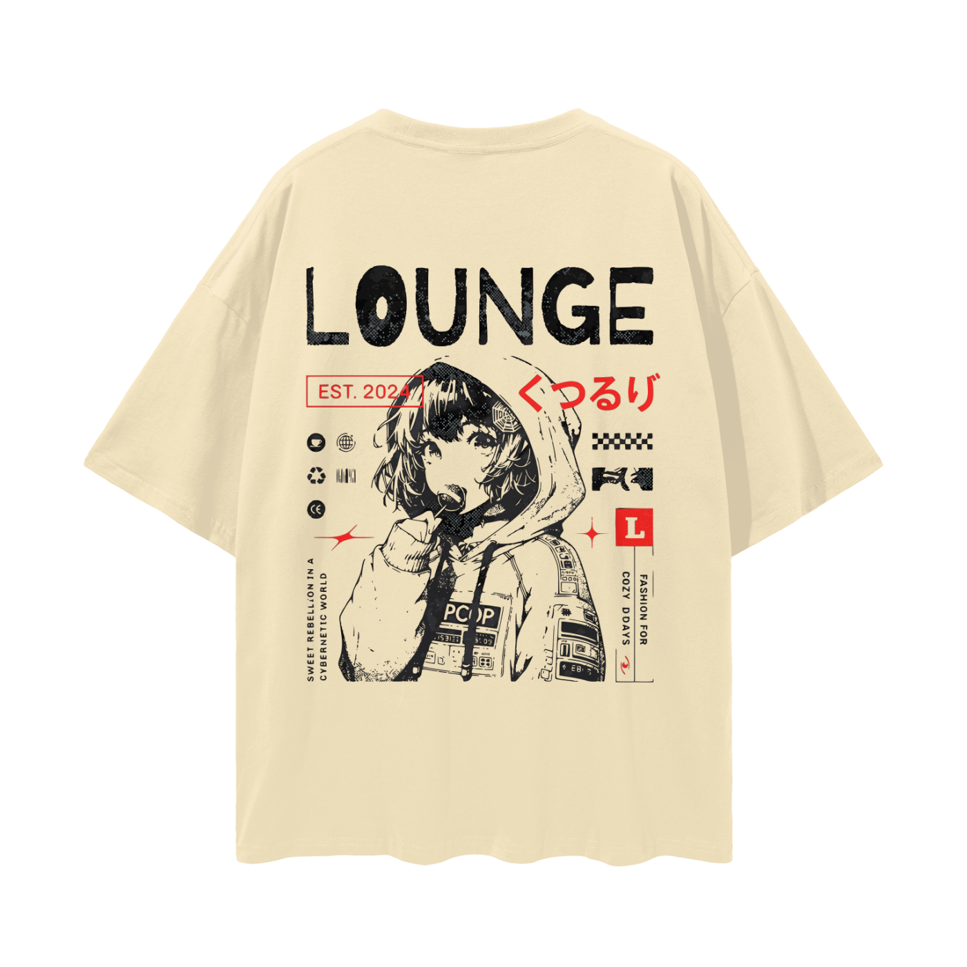 Lounge T-shirt - Light Apricot