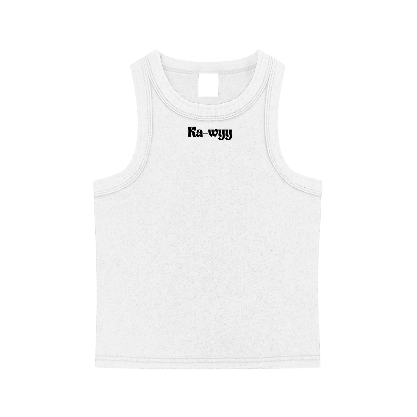 Snow Washed Tank Top - White