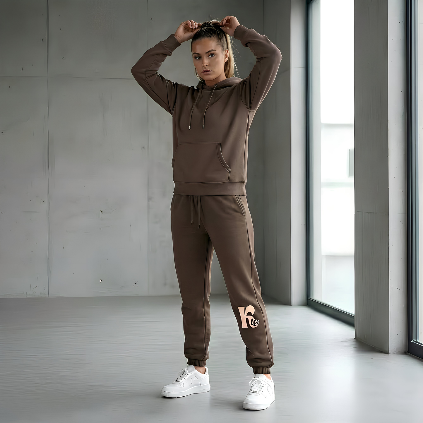 KW Everyday Cozy Joggers Coffee