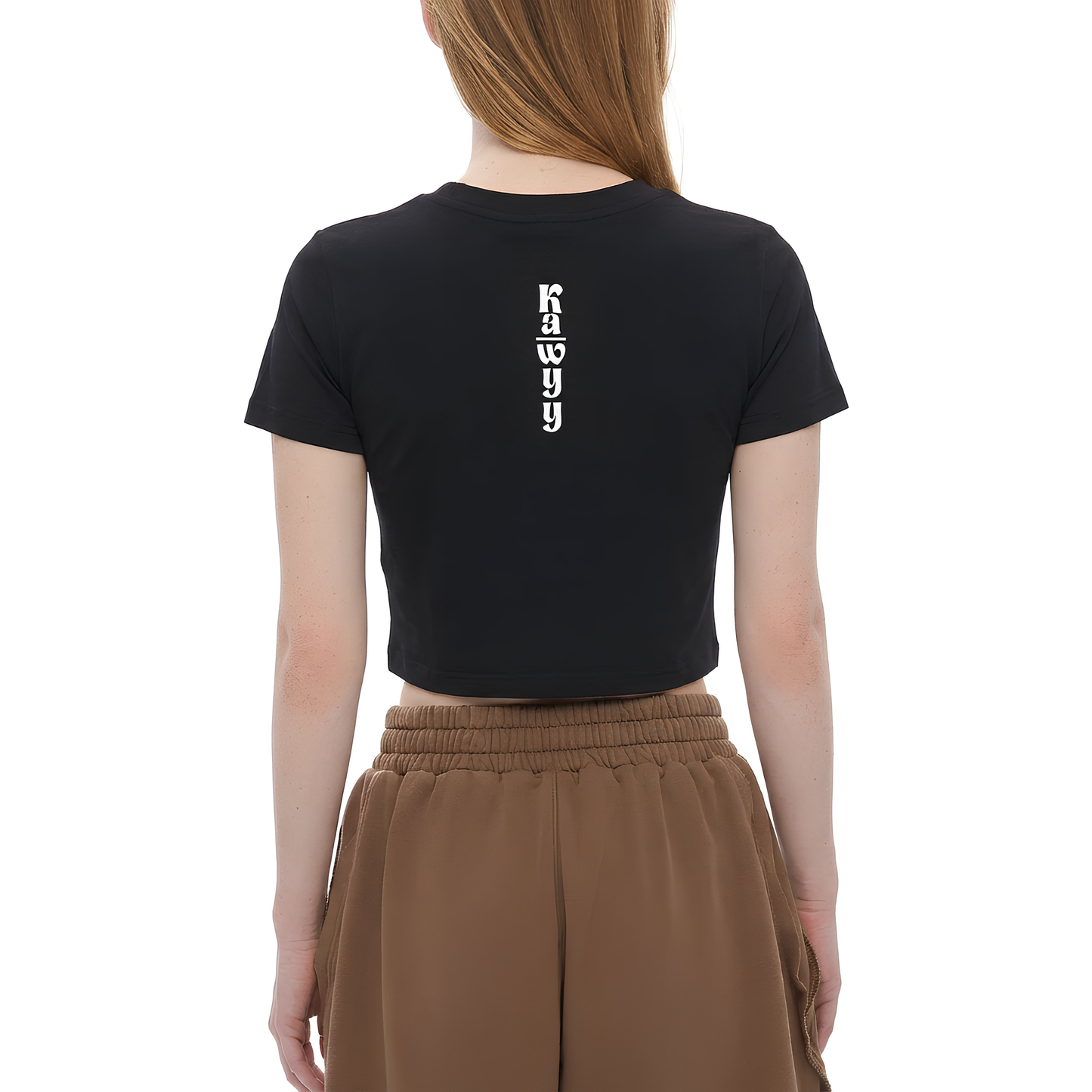 Fitted Crop Cotton T-Shirt