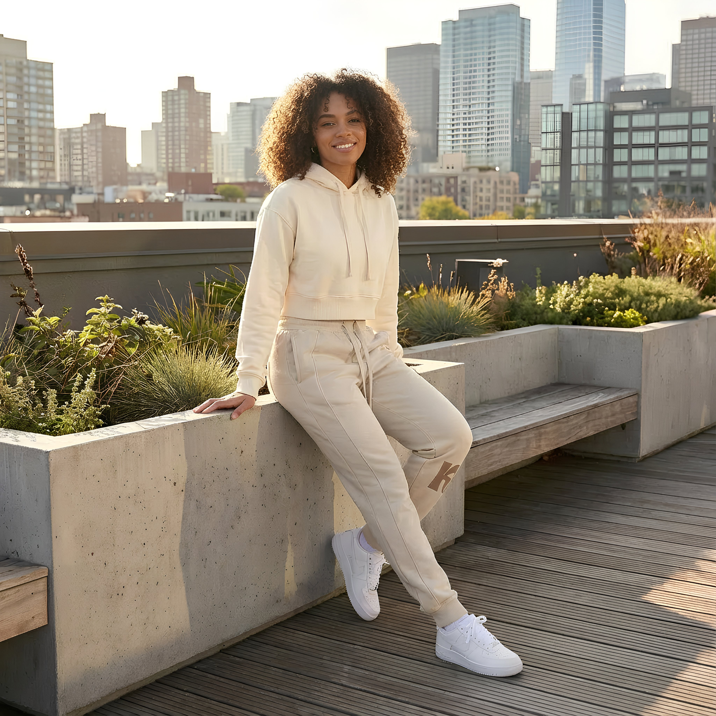 KW Jogger Pants Apricot