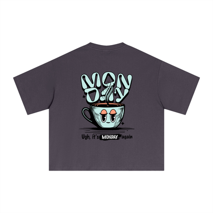 Monday Again tee - Plum Purple