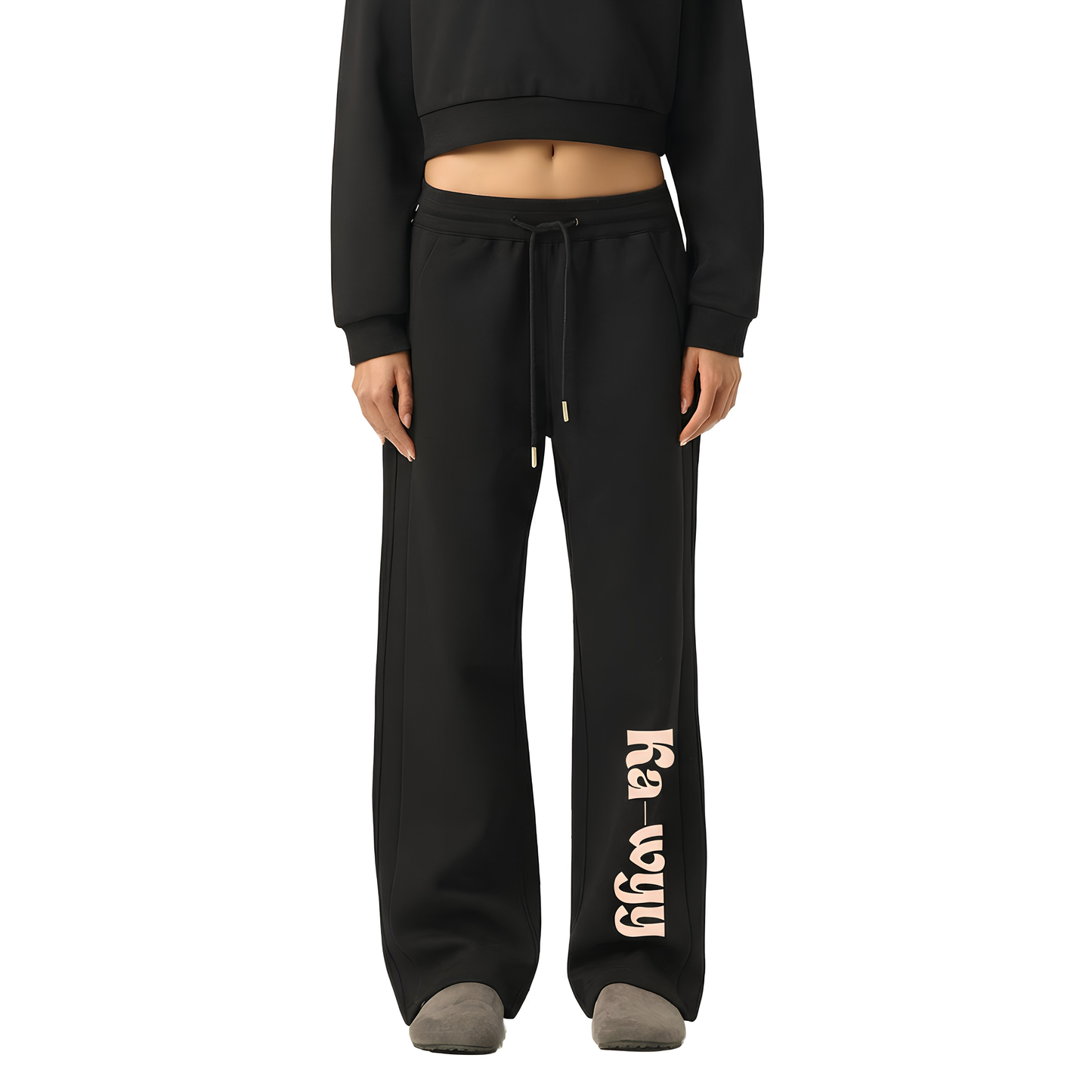 Everyday Straight-Leg Cozy Sweatpants Black