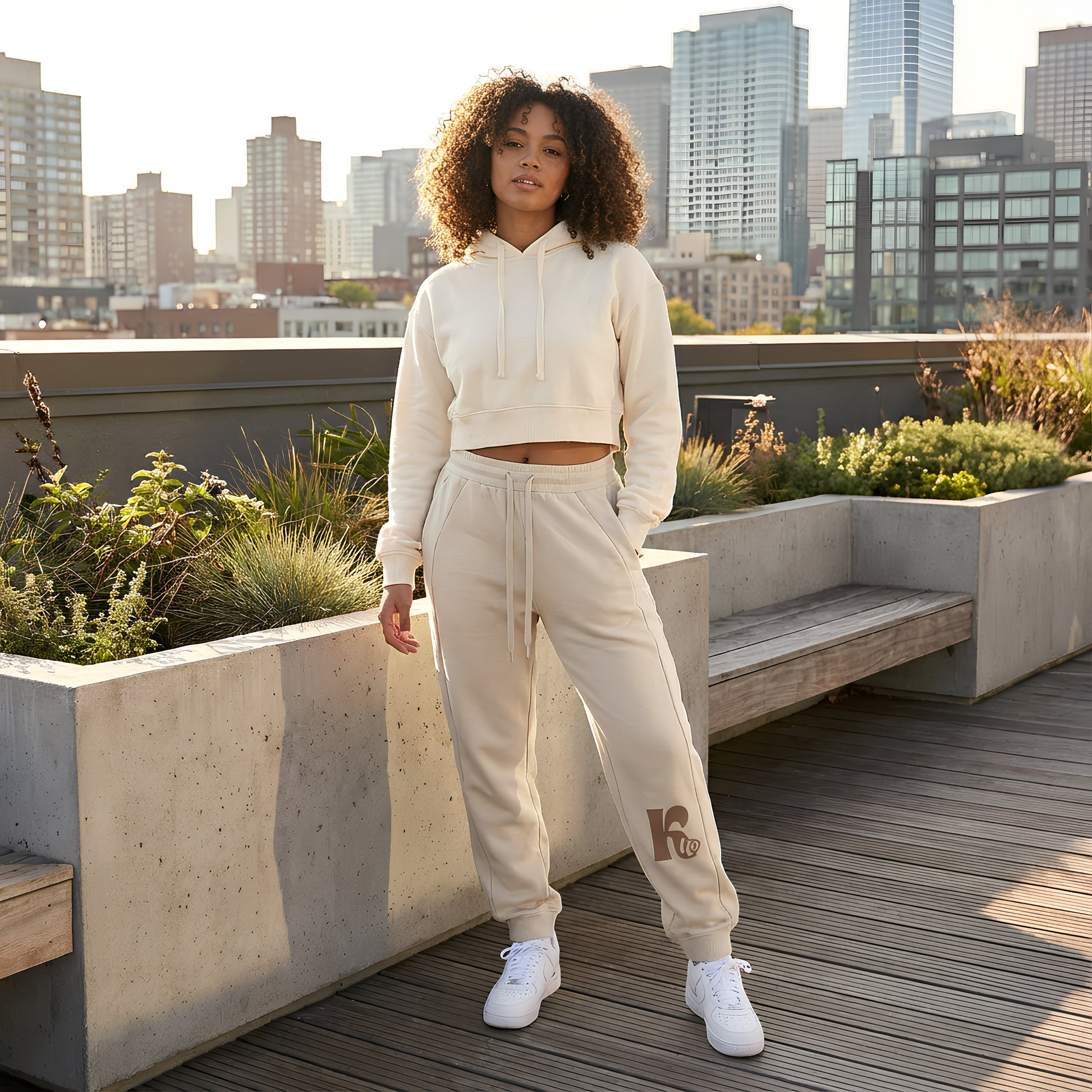 KW Jogger Pants Apricot