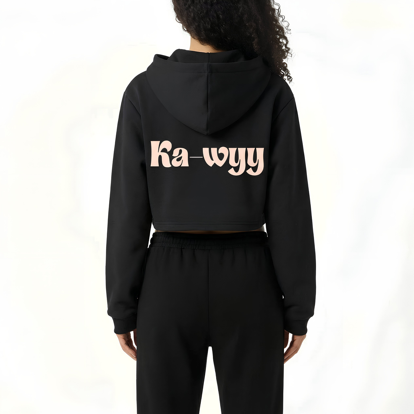 Zip-Up Hoodie Black