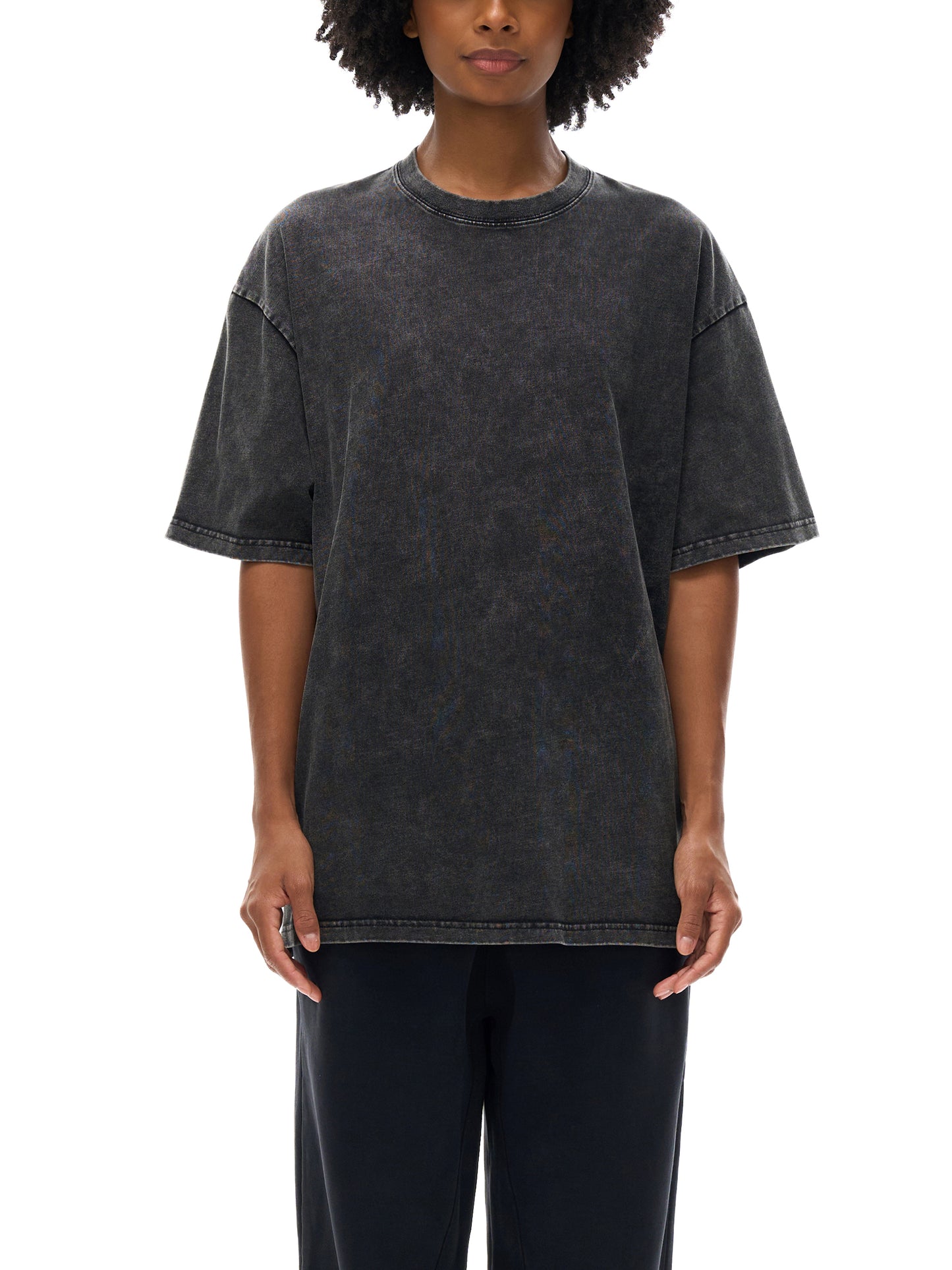 Game Over - Snow Washed Oversized Cotton T-Shirt
