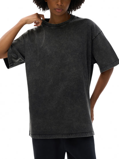 Game Over - Snow Washed Oversized Cotton T-Shirt