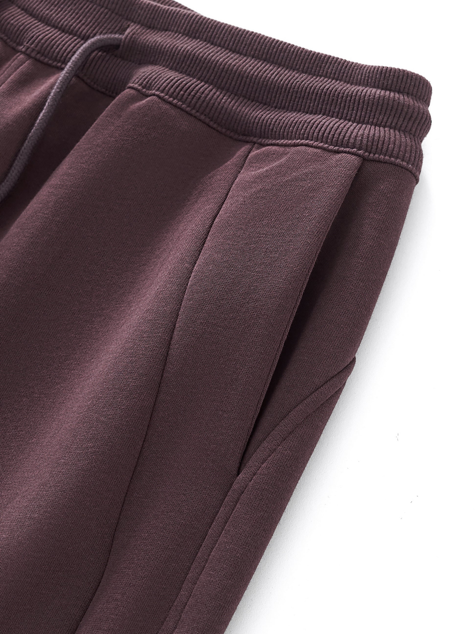 Everyday Straight-Leg Cozy Sweatpants Dark Reddish Purple