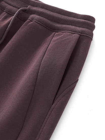 Everyday Straight-Leg Cozy Sweatpants Dark Reddish Purple