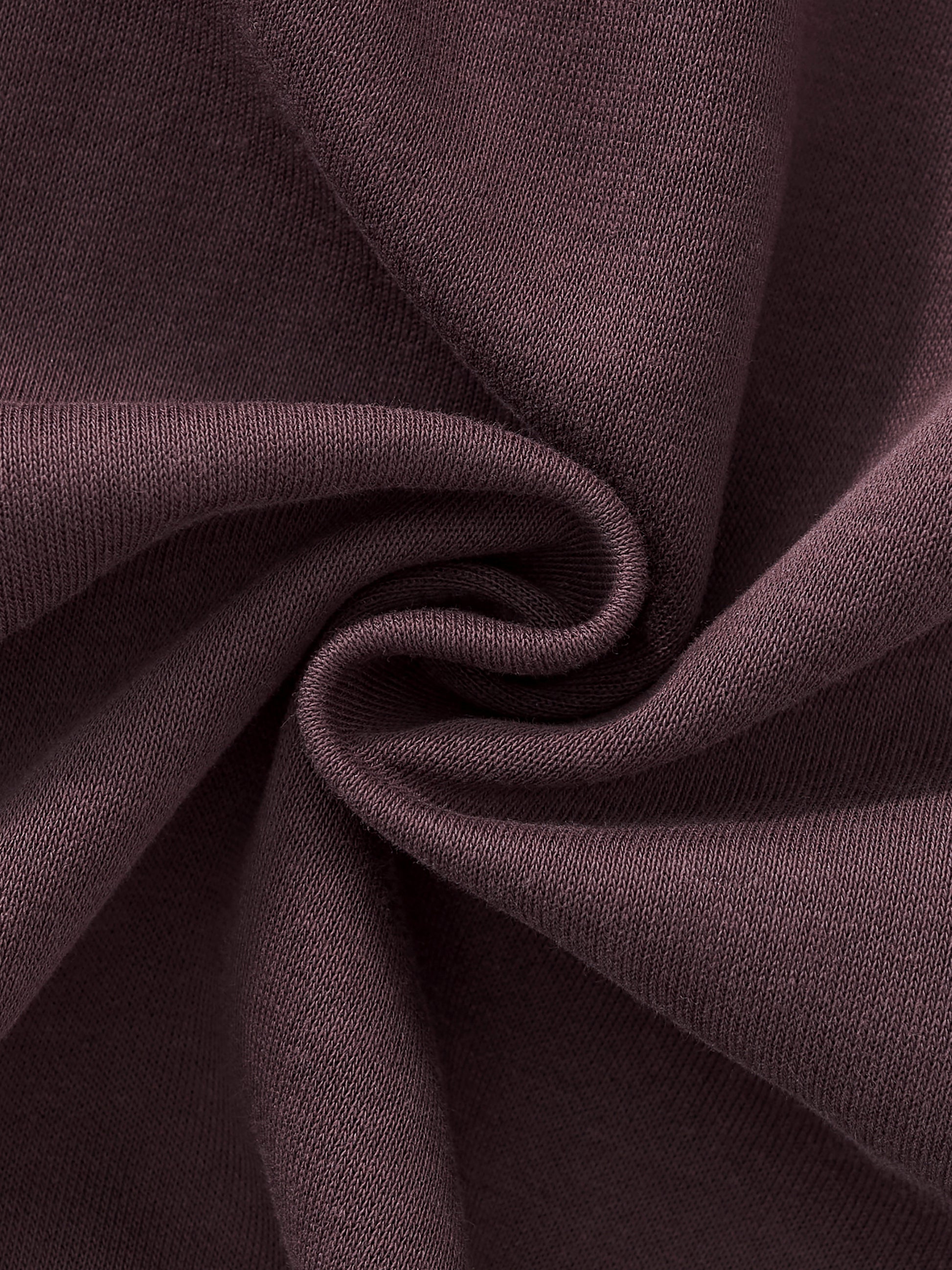 Everyday Straight-Leg Cozy Sweatpants Dark Reddish Purple