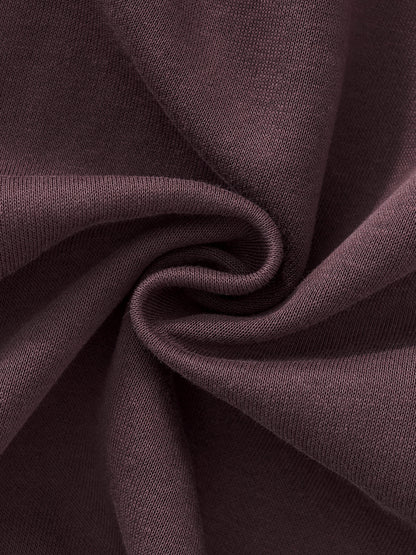 Everyday Straight-Leg Cozy Sweatpants Dark Reddish Purple